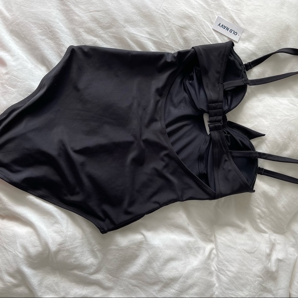 Tie front one piece swim - Picture 3 of 4